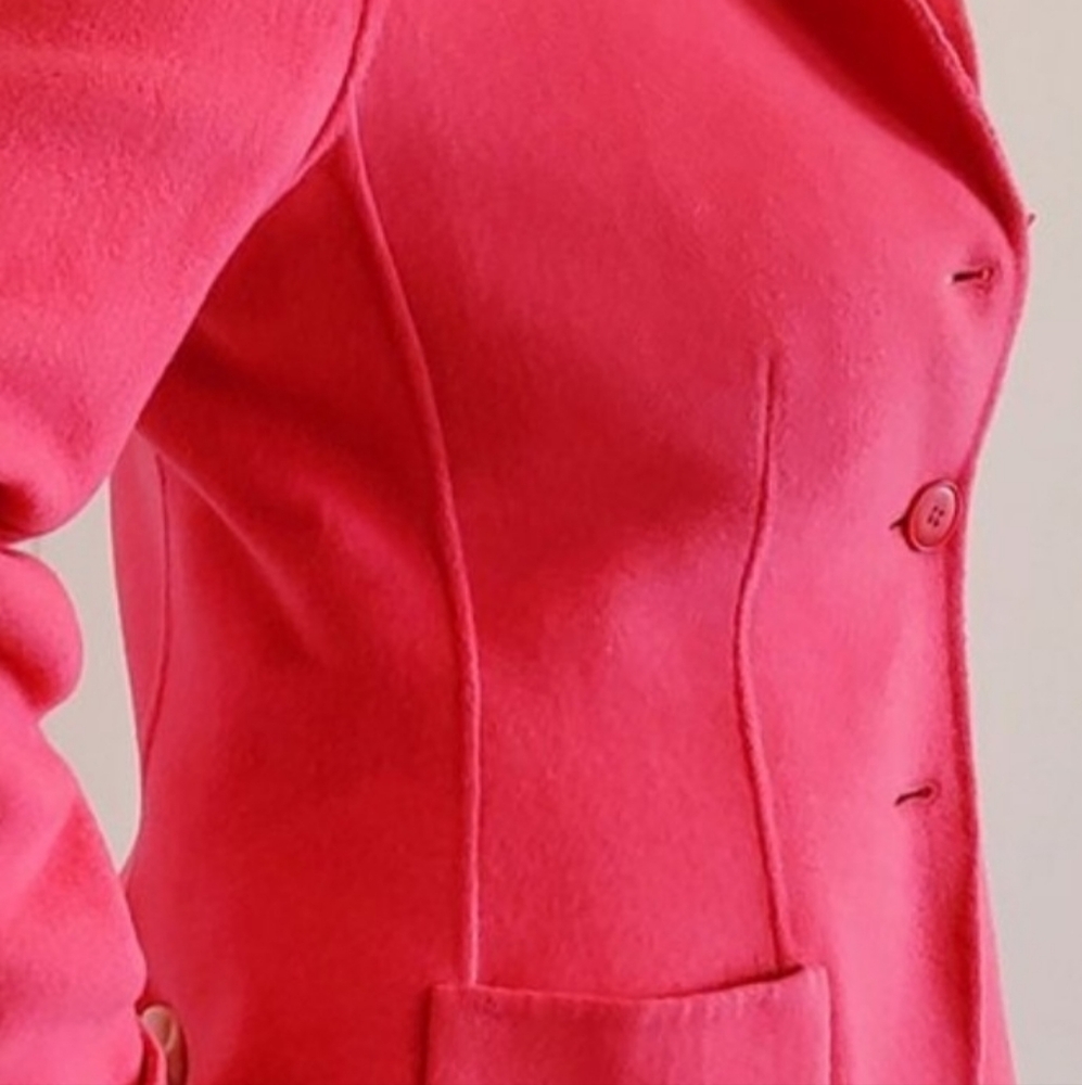 Pink angora /wool jacket, 6